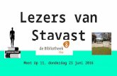 Lezers van Stavast Meet Up 11, donderdag 23 juni 2016