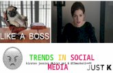 Trends in social media