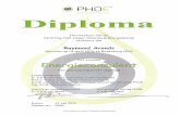 Diploma PHOE Energieconsulent Duurzame Energie