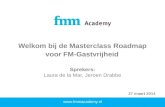 FMM Masterclass FM Gastvrijheid 27 maart 2014