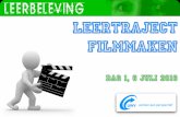 UWV Leertraject Filmmaken - dag1