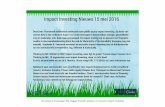 Impact Investing Nieuws 15 mei 2016