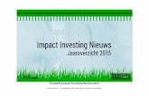 2016 Impact Investing Nieuws blogs