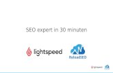 Lightspeed Connect - Lukas Hietkamp - ReloadSEO - SEO expert in 30 minuten