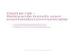 'Deel je rijk - relevante trends voor overheidscommunicatie' PDF