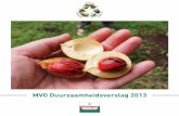 MVO Duurzaamheidsverslag 2013
