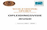 Opleidingsvisie Jeugd Wolfsdonk Sport