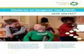 Factsheet Kinderen en jongeren met ADHD: wat werkt?