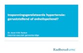 Inspanningsgerelateerde hypertensie - Joost Rutten (Radboud UMC)