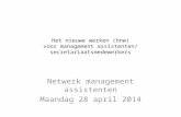 Het nieuwe werken (hnw) voor management assistenten
