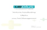 Verkorte handleiding UBplus voor het Management