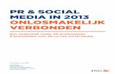 Onderzoek PR & Social Media 2013