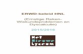 ERWD-beleid HNL (Ernstige Reken- Wiskundeproblemen en ...