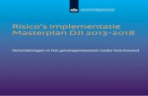 Risico's implementatie Masterplan DJI 2013-2018