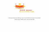 Download "Verantwoording van het Nationaal Comité Viering 200 ...