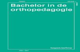 Bachelor in de ortho pedagogie