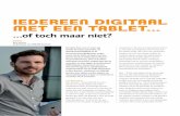 Iedereen digitaal (ONLINE buurten) in ZORG Magazine (mei 2016)