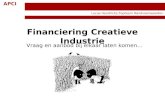 Financiering Creatieve Industrie presentatie Lucas Hendricks