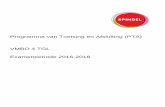 Programma van Toetsing en Afsluiting (PTA) VMBO 4 TGL ...