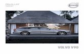 Volvo V90 prijslijst