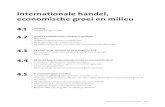 De relatie tussen internationale handel, economische groei en milieu