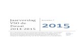 Jaarverslag VSO de Zwaai 2014-2015