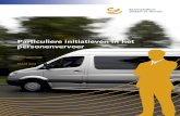 Particuliere initiatieven in het personenvervoer