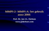 Masterclass MMPI-2 / MMPI-A 2006