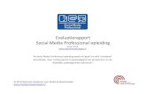 Evaluatierapport Social Media Professional opleiding