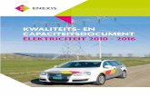 kwaliteits- en capaciteitsdocument elektriciteit 2010 - 2016