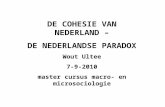 De Nederlandse paradox (powerpoint)