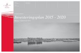 Investeringsplan 2015 - 2020