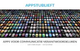 20161214 apps voor communicatieverantwoordelijken