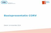 Corv basispresentatie-congres-nov2014