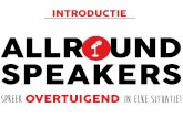 Allround Speakers - een korte introductie