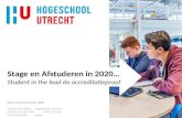Stage en Afstuderen in 2020: student in de lead én accreditatieproof! - Sandra van Beek, Jeroen van de Vliert, Paul Giesberts - HOlink