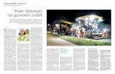 Wegdekreflectie en slimmer/groener asfalt artikel in Leeuwarder Courant 05-11-2016