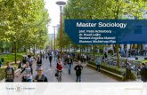 Master Sociology Tilburg University 10-11-2016