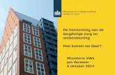 Jan Vermeer Ministerie van VWS Hervorming Langdurige Zorg