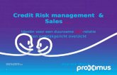 FDSeminar Kredietmanagement - Hendrik Marck - Proximus