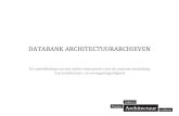 Databanken Architectuurarchieven