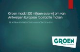 20151119 #antwerpenanders - alternatieve begroting van Groen voor Antwerpen