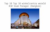Top 10 bijzonderste winkelcentra in de wereld