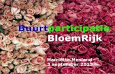 Bloem Rijkpresentatie | Harriet Mesland | Policy Lab Netherlands 2013
