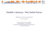 Debat Health Literacy Onafhankelijke Ziekenfondsen.