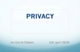 Presentatie Privacy in netwerken