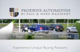 Automotive presentatie