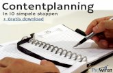 Contentplanning in 10 simpele stappen (Editorial calendar) -