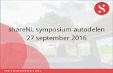 shareNL symposium autodelen 2016, Marije de Vreeze, Maarten Neeskens, Autodelen neemt een vlucht met MaaS