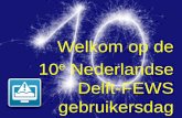 01 DSD-NL 2016 - Delft-FEWS Gebruikersdag - Welkom - Simone van Schijndel, Deltares